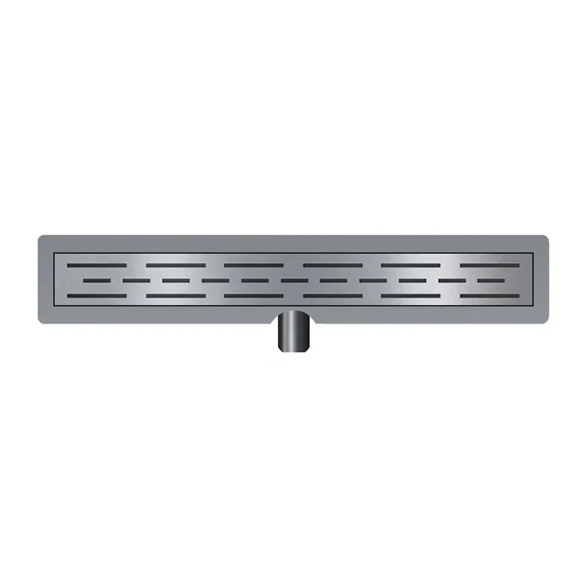 DutchLine Douchegoot met flens en rooster - 600x70 – DutchLine - Gunmetal