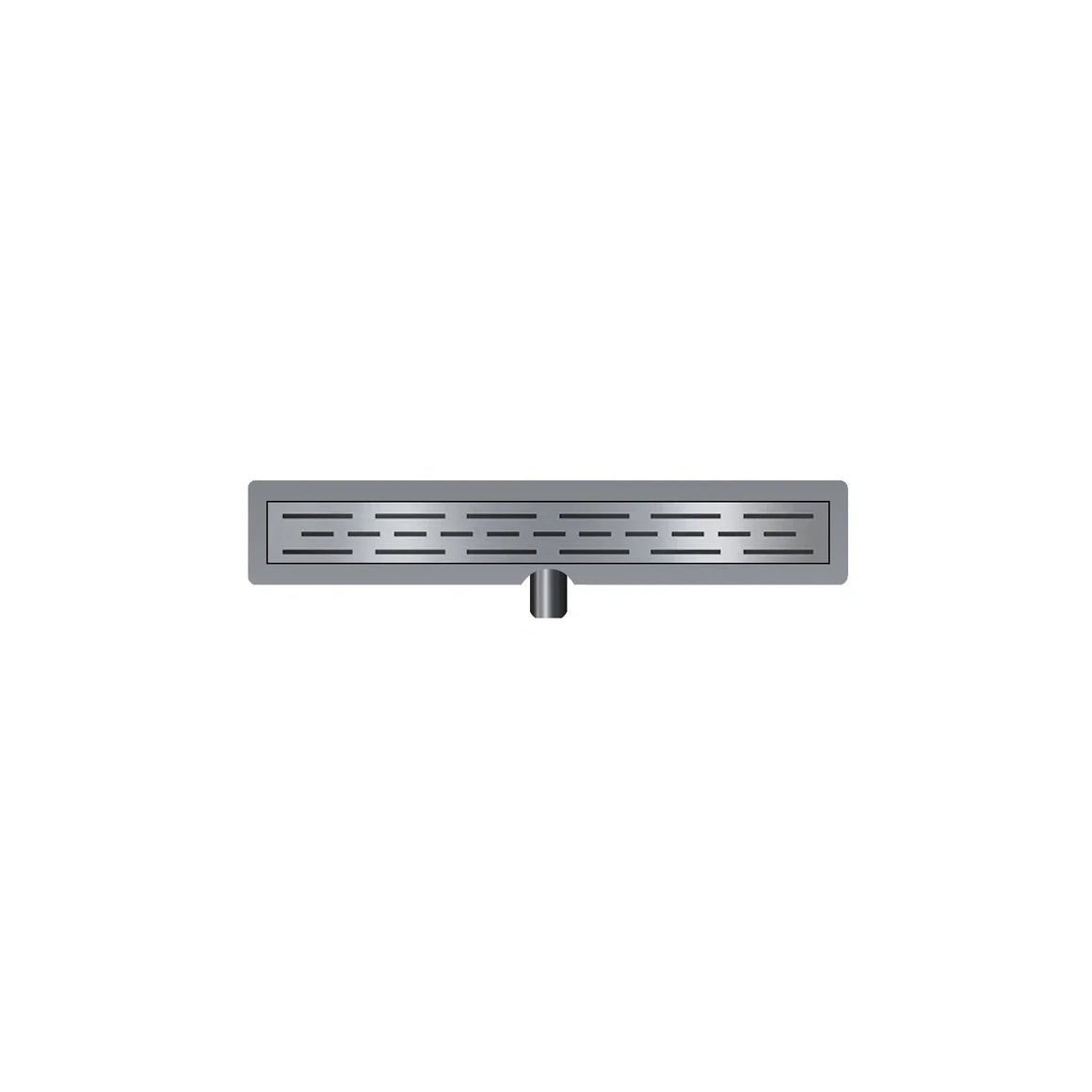 DutchLine Douchegoot met flens en rooster - 600x70 – DutchLine - Gunmetal
