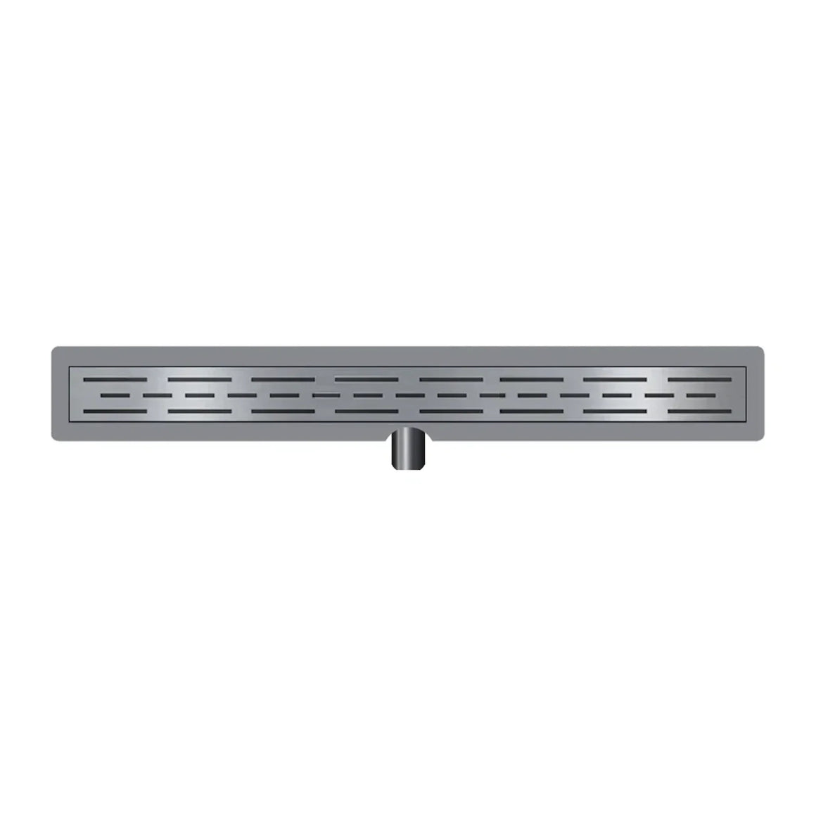 DutchLine Douchegoot met flens en rooster - 800*70 – Gunmetal