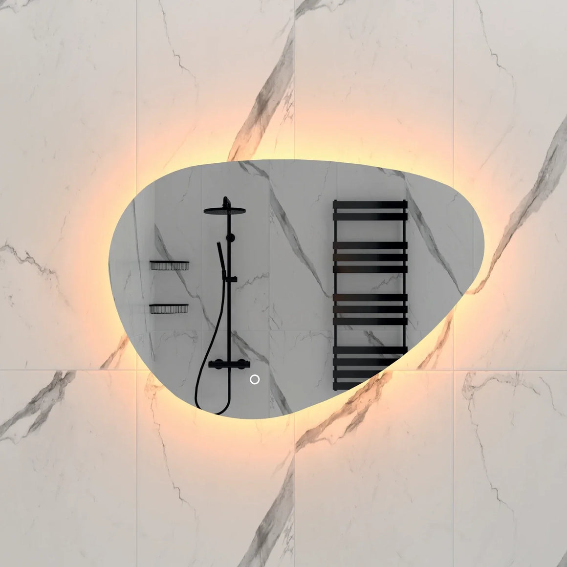 DutchLine Elips Indirecte LED Spiegel - 100