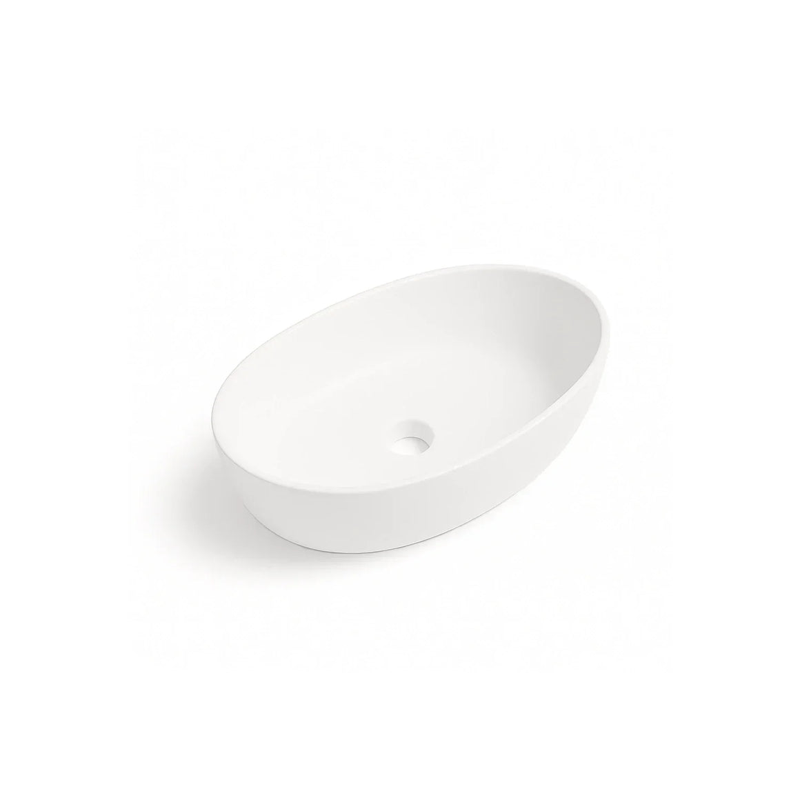 DutchLine Ellips Waskom – Mat Wit