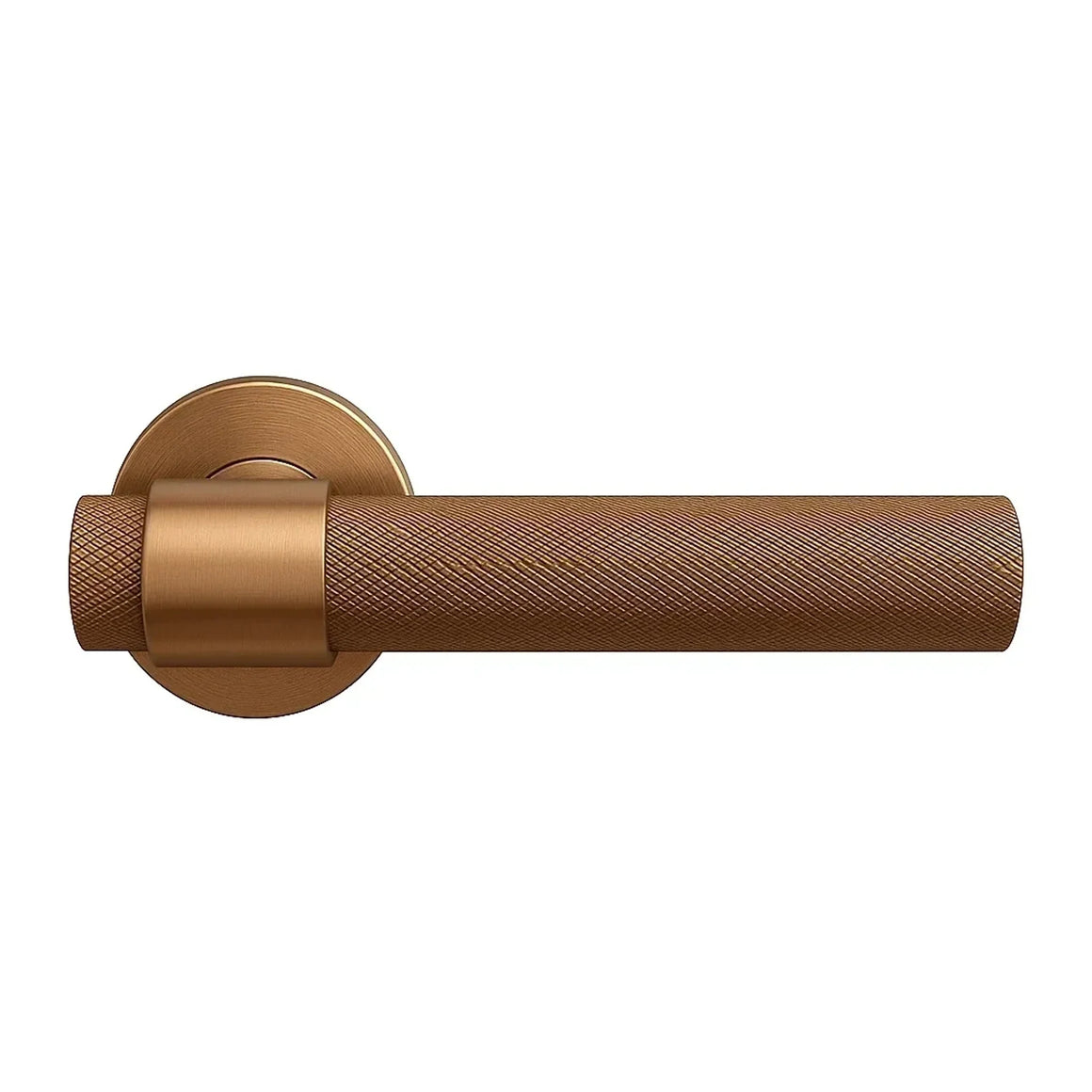DutchLine Grip Deurkruk – Geborsteld koper