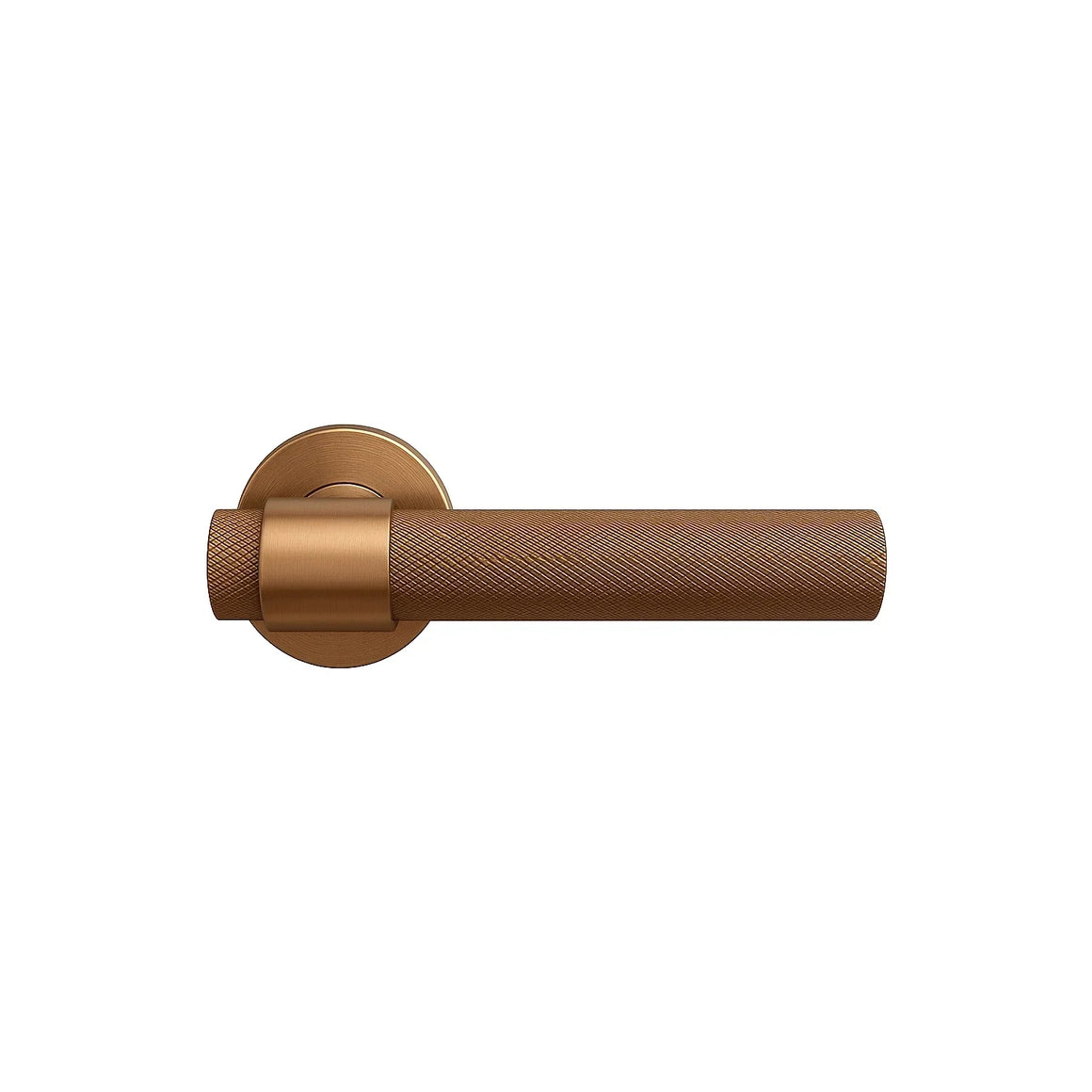 DutchLine Grip Deurkruk – Geborsteld koper