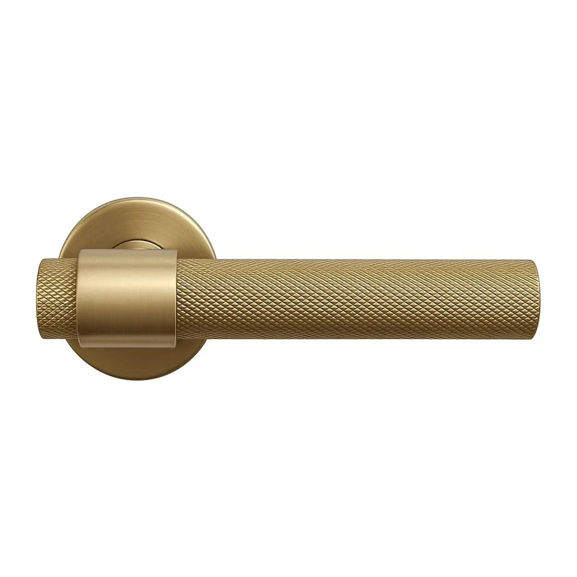 DutchLine Grip Deurkruk – Geborsteld messing Goud