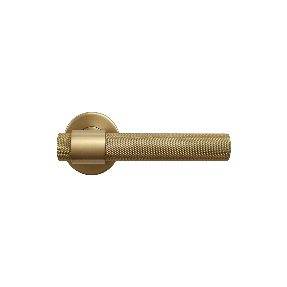 DutchLine Grip Deurkruk – Geborsteld messing Goud