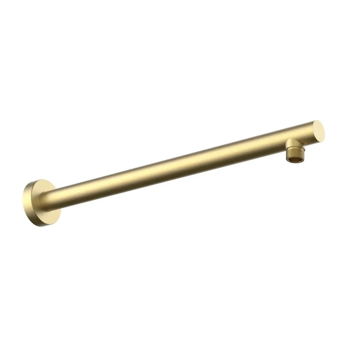 DutchLine Grip Douchearm 450mm – Geborsteld messing Goud