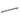DutchLine Grip Douchearm 450mm – Geborsteld staal