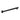 DutchLine Grip Douchearm 450mm – Mat zwart