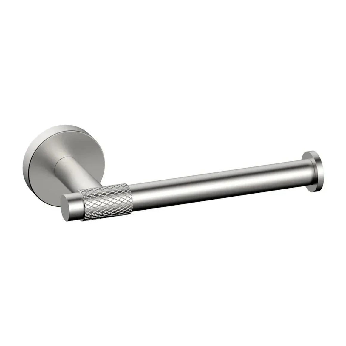 DutchLine Grip Toiletrolhouder – Geborsteld staal