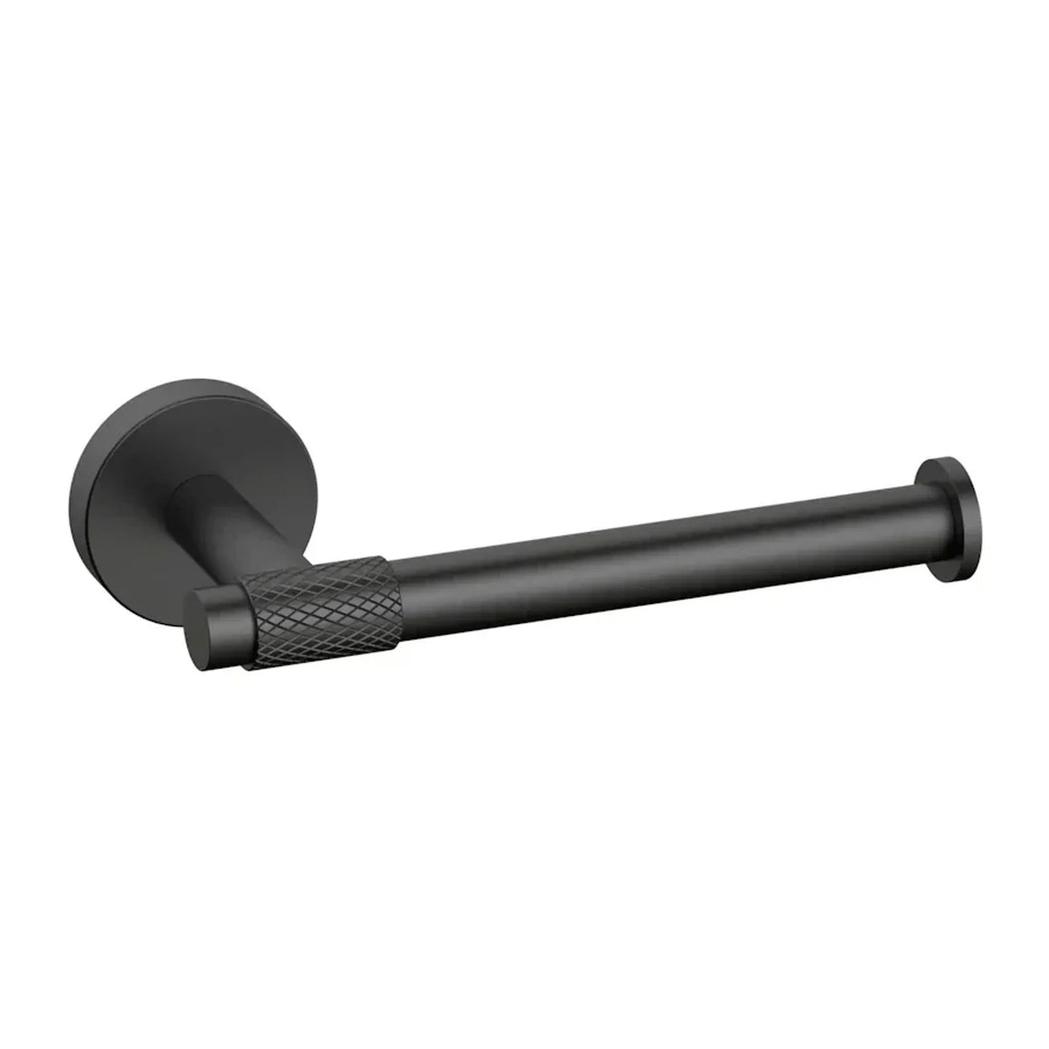 DutchLine Grip Toiletrolhouder – Mat zwart