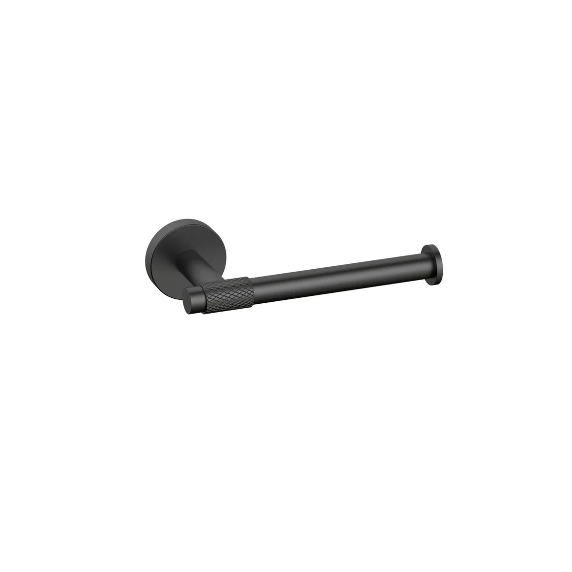 DutchLine Grip Toiletrolhouder – Mat zwart