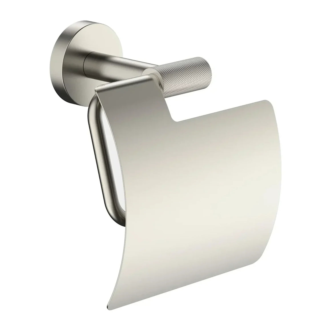 DutchLine Grip Toilethouder Met Klep – Geborsteld staal