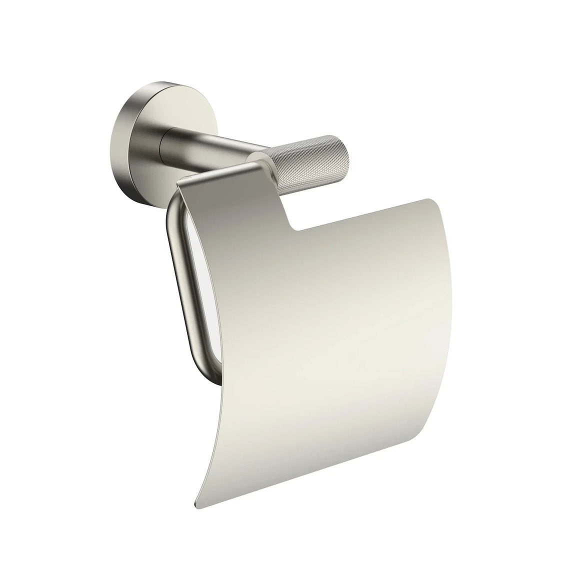 DutchLine Grip Toilethouder Met Klep – Geborsteld staal