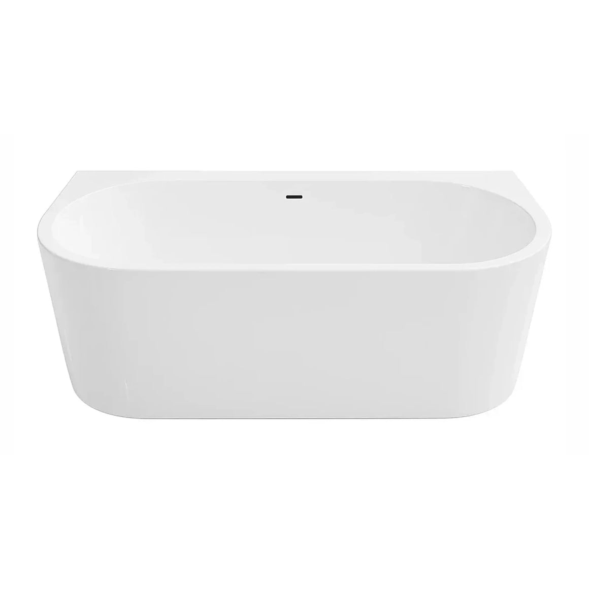 DutchLine Half-vrijstaand Bad - Glans Wit - 1800x800x580