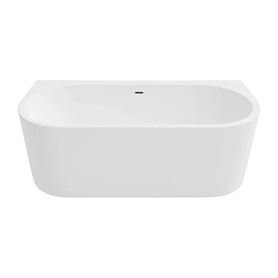 DutchLine Half-vrijstaand Ligbad - Mat Wit - 1700x750x600
