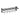 DutchLine Handdoekrek met haken - 60cm – Mat zwart