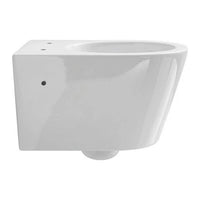DutchLine Hugo Tornado Flush Ondiep hangtoilet met bidet glans wit productfoto 2