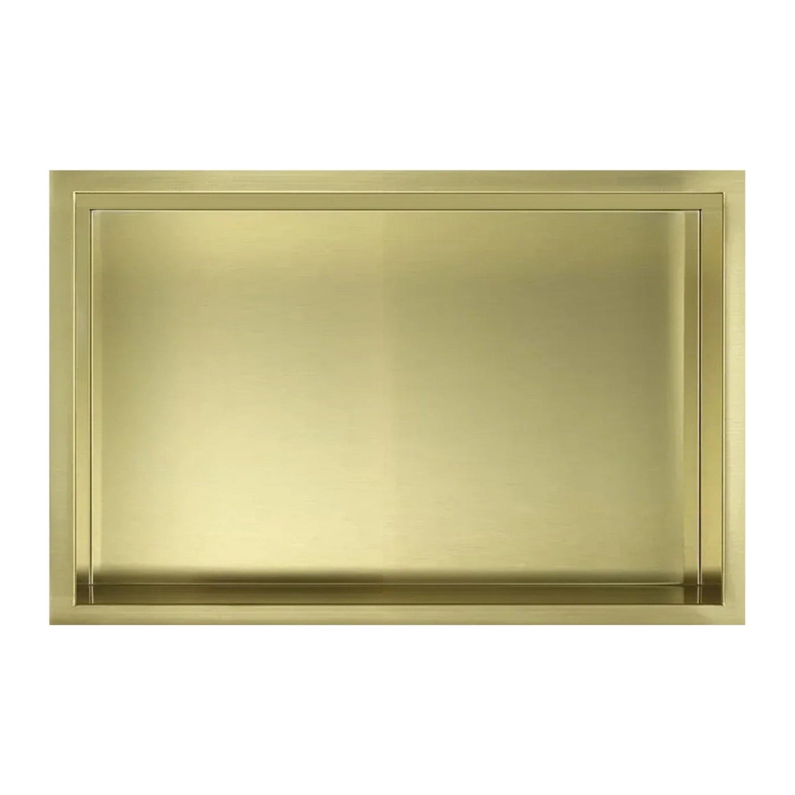 DutchLine Inbouw Nis - Niet betegelbaar - 300x600x100 – Geborsteld messing Goud