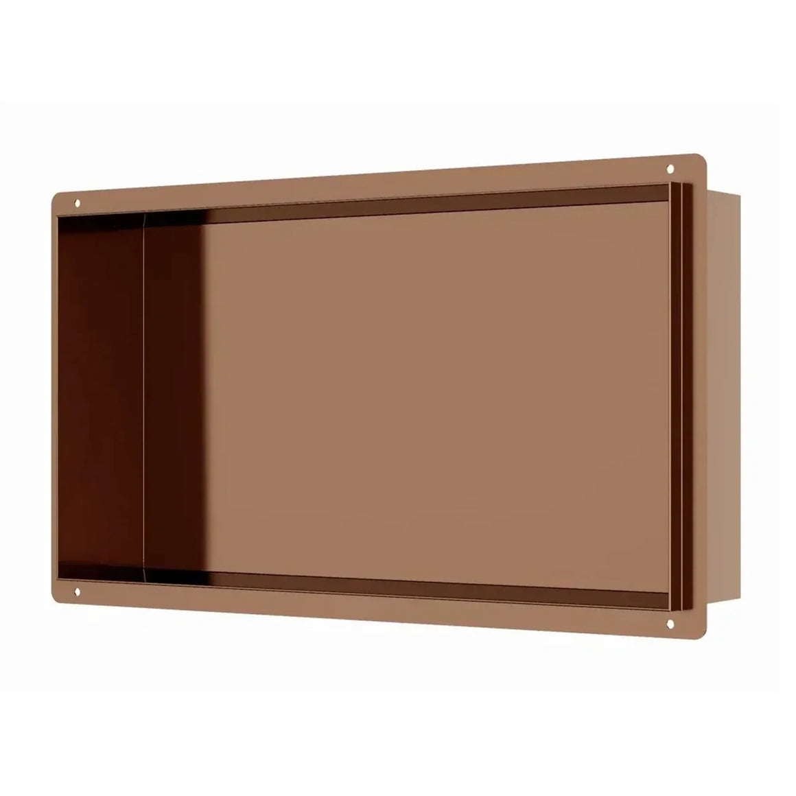 DutchLine Inbouw Nis - Betegelbaar - 300x600x100 – Geborsteld koper