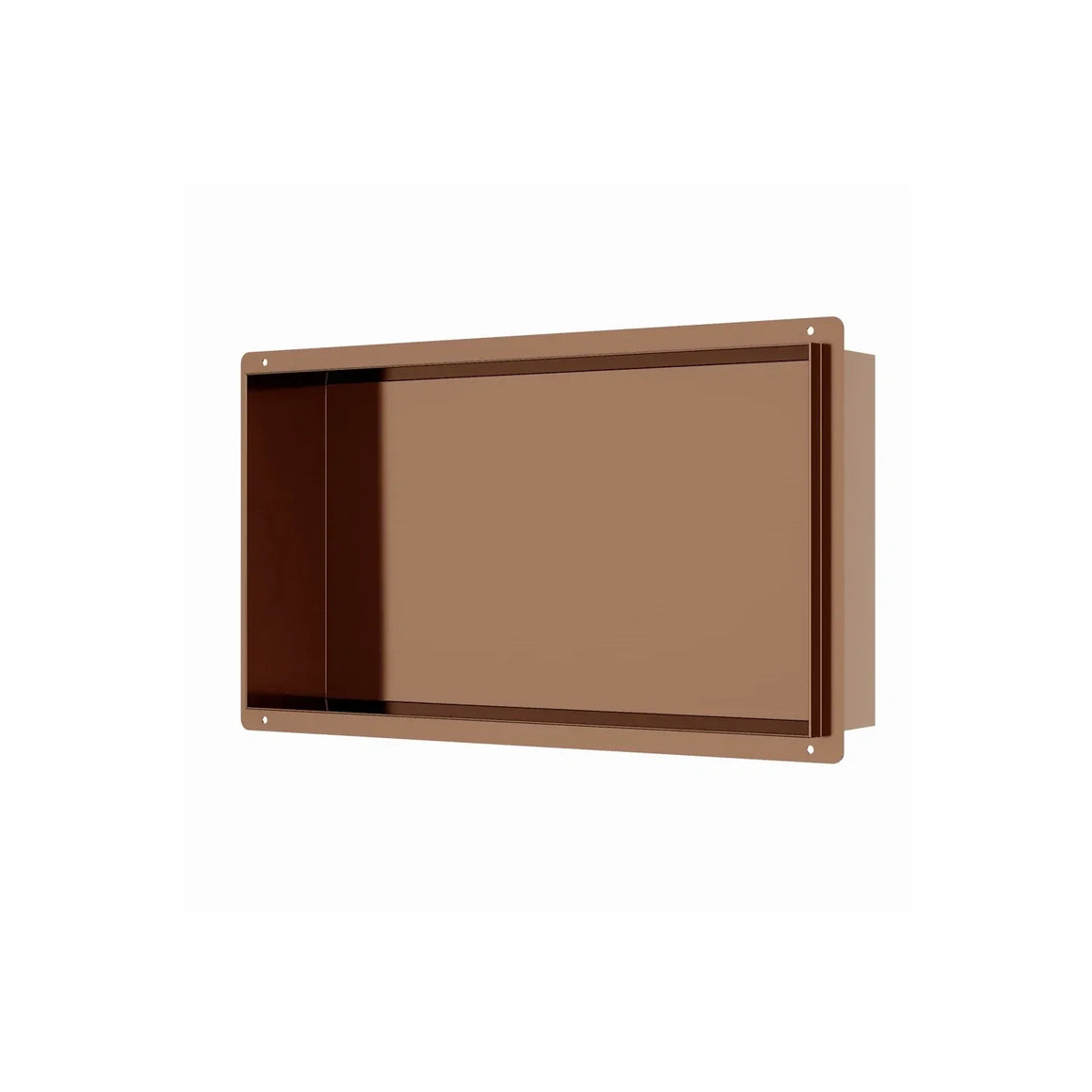 DutchLine Inbouw Nis - Betegelbaar - 300x600x100 – Geborsteld koper