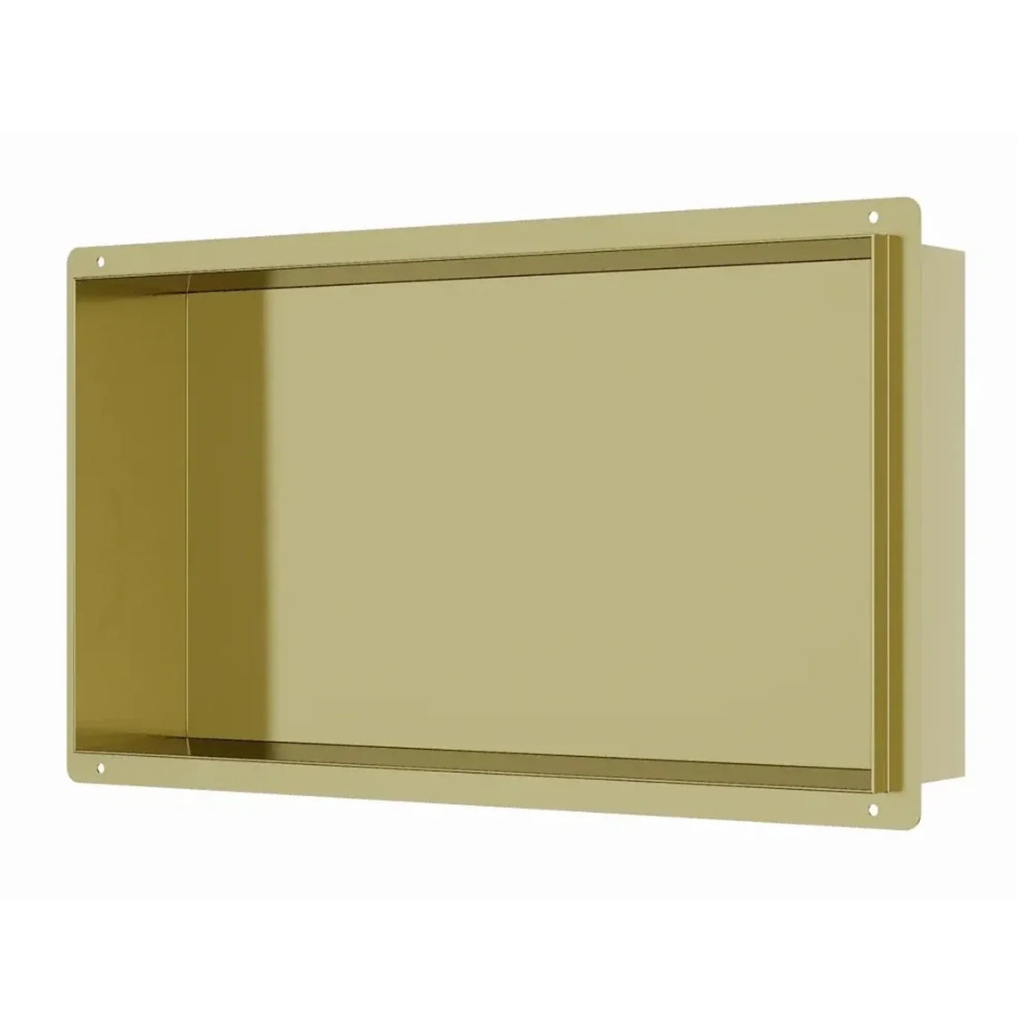DutchLine Inbouw Nis - Betegelbaar - 300x600x70 – Geborsteld messing Goud