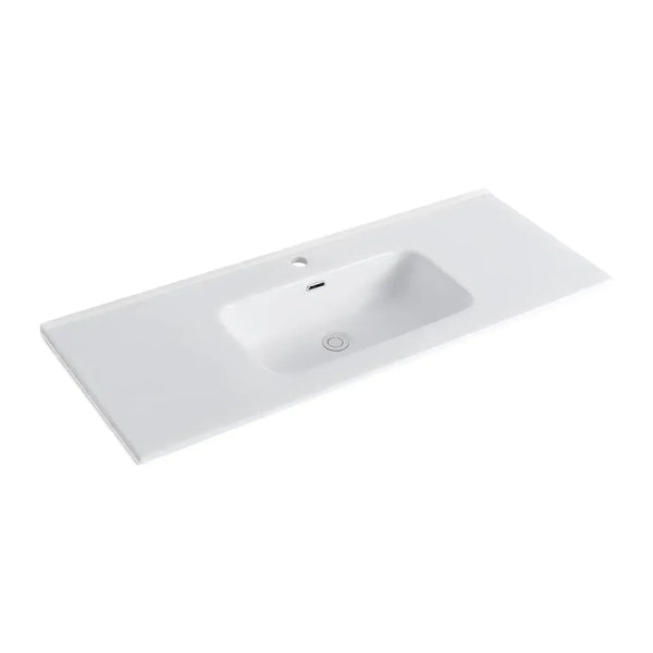 DutchLine Keramische Wastafel OVI - 1 Kraangat