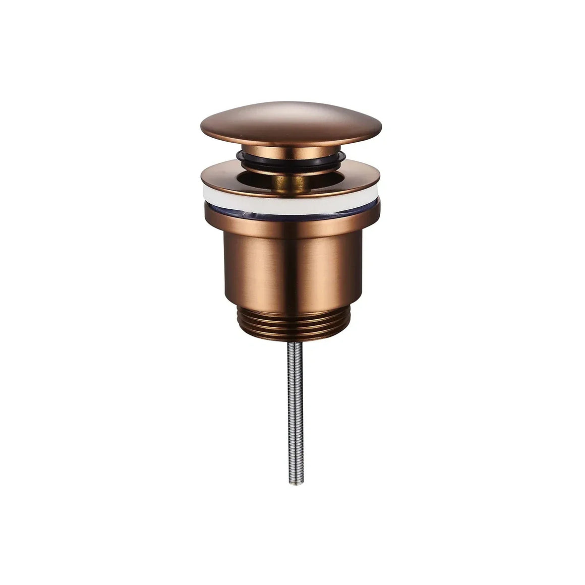 DutchLine Afvoerplug - Luxe Clickwaste 5/4 – Geborsteld koper