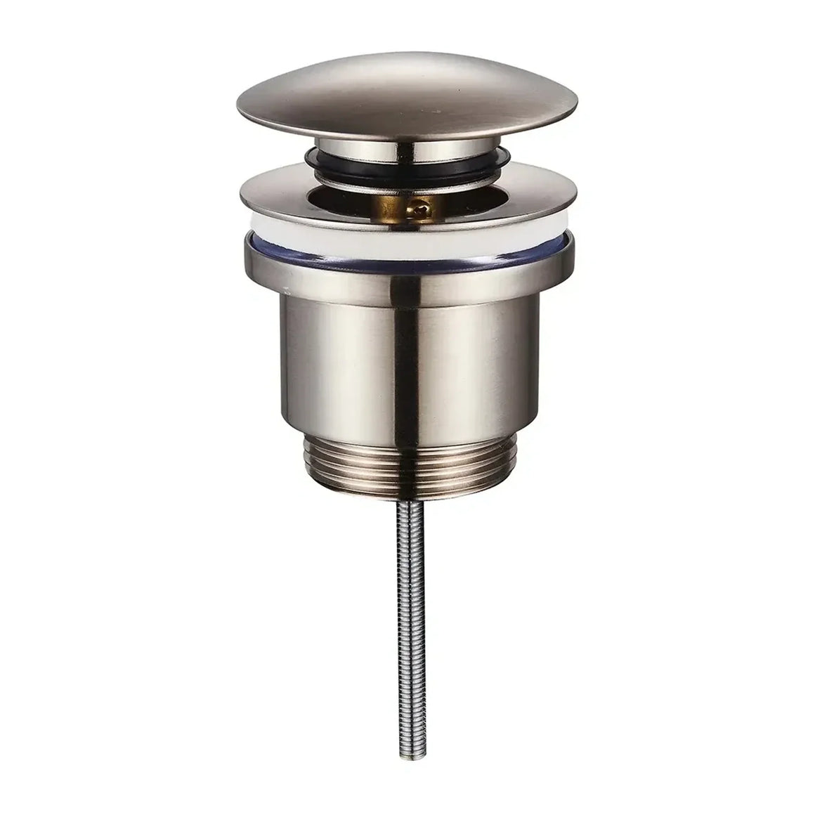 DutchLine Afvoerplug - Luxe Clickwaste 5/4 – Geborsteld staal