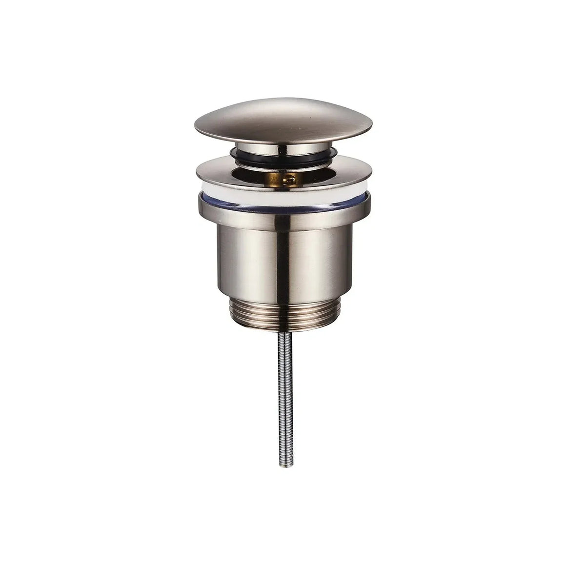 DutchLine Afvoerplug - Luxe Clickwaste 5/4 – Geborsteld staal