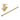 DutchLine Luxe Fonteinkraan aansluitset (stopkraan) 1/2×3/8 – Geborsteld messing Goud