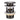 DutchLine Afvoerplug - Luxe Overloop Waste – Gunmetal