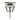 DutchLine Afvoerplug - Luxe Vaste Waste 5/4 – Geborsteld staal