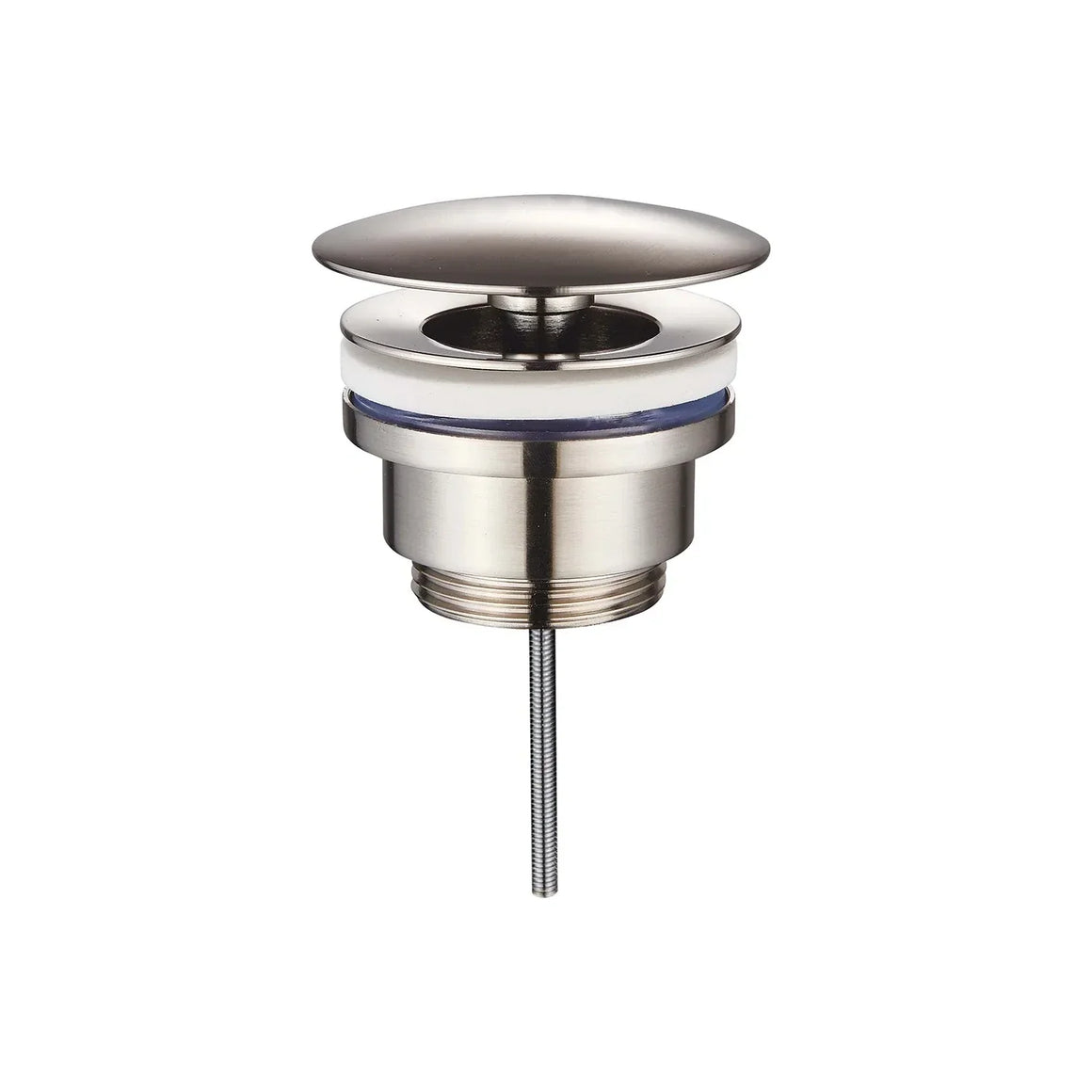 DutchLine Afvoerplug - Luxe Vaste Waste 5/4 – Geborsteld staal
