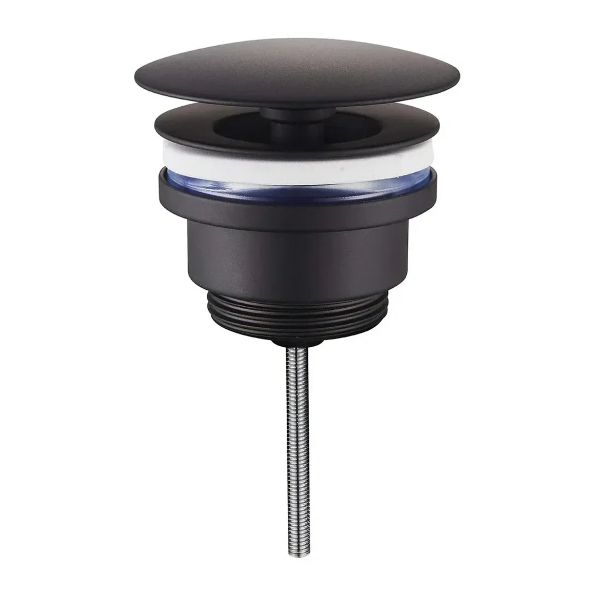 DutchLine Afvoerplug - Luxe Vaste Waste 5/4 – Mat zwart