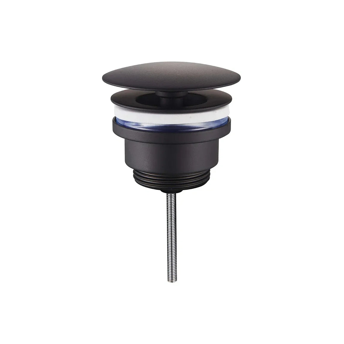 DutchLine Afvoerplug - Luxe Vaste Waste 5/4 – Mat zwart