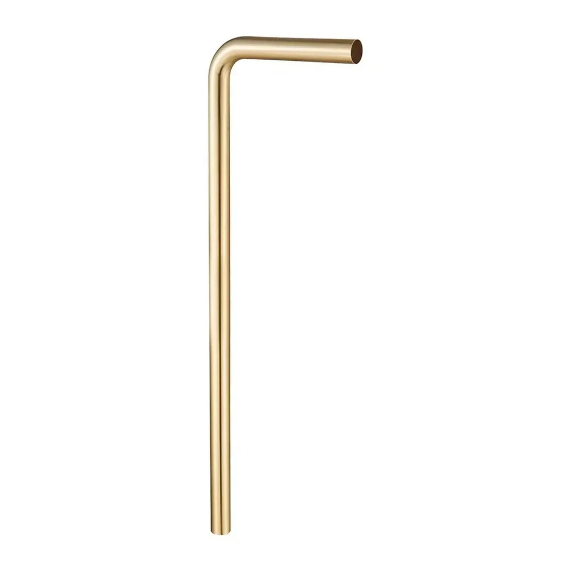 DutchLine Luxe vloerbuis 32mm – Geborsteld messing Goud