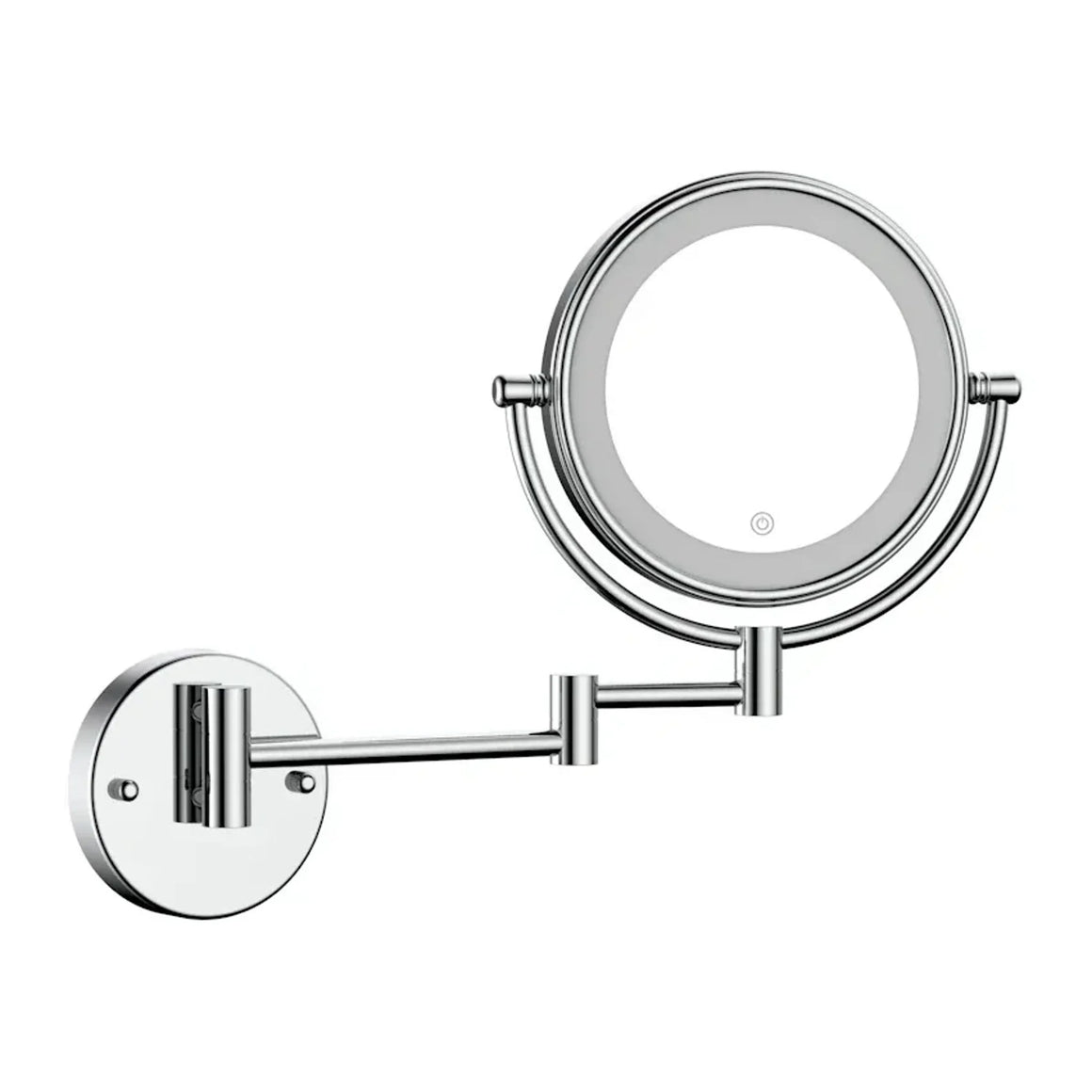 DutchLine Make-Up LED Spiegel, 5x zoom – Chroom