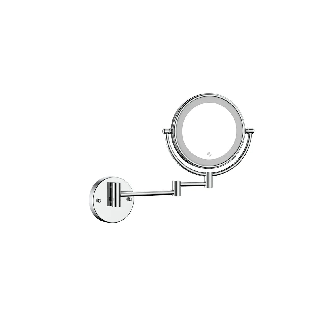 DutchLine Make-Up LED Spiegel, 5x zoom – Chroom