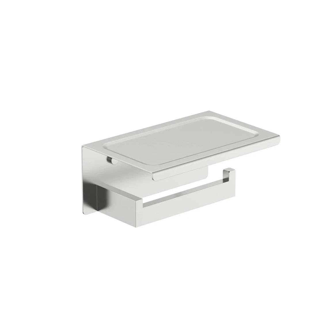 DutchLine Phone Toiletrolhouder – Geborsteld staal