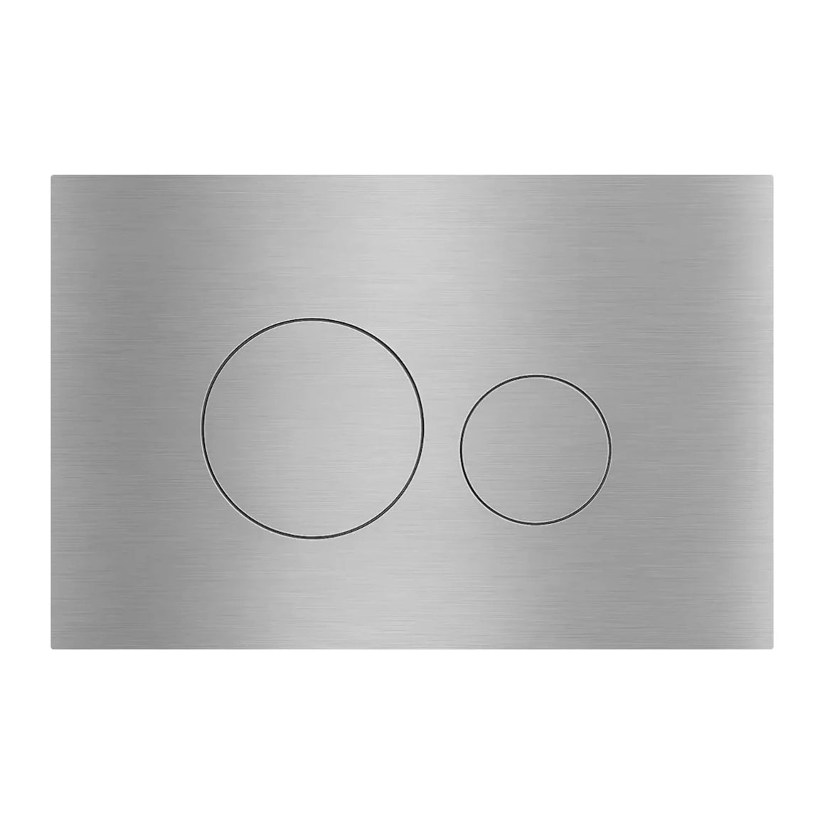 DutchLine PVD Coated Drukplaat – Geborsteld staal - Geschikt voor Geberit Inbouwreservoir