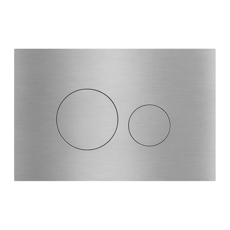 DutchLine PVD Coated Drukplaat – Geborsteld staal - Geschikt voor Geberit Inbouwreservoir