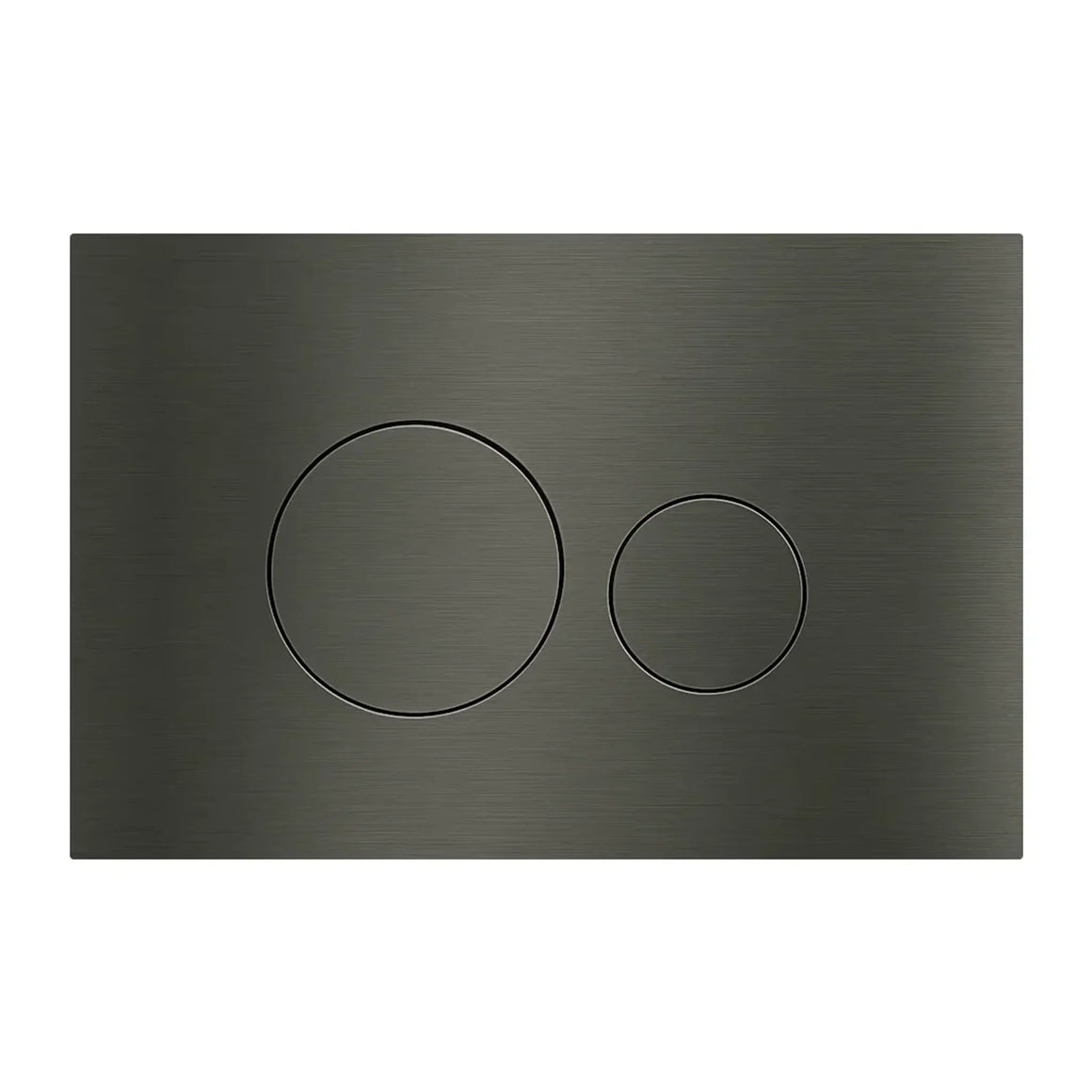 DutchLine PVD Coated Drukplaat – Gunmetal - Geschikt voor Geberit Inbouwreservoir