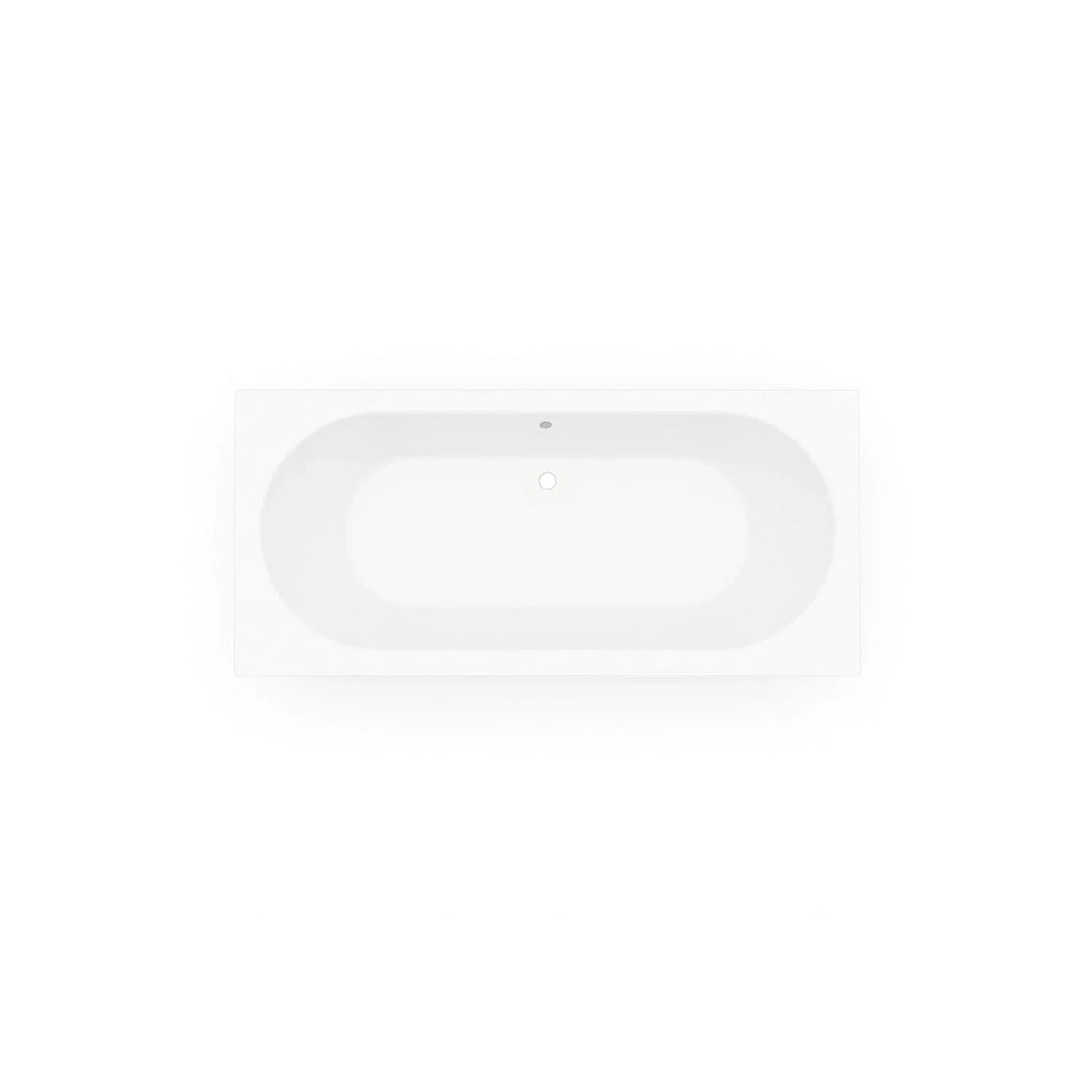 DutchLine - Drop RD - Inbouw Ligbad - Mat Wit - 1700x750x450