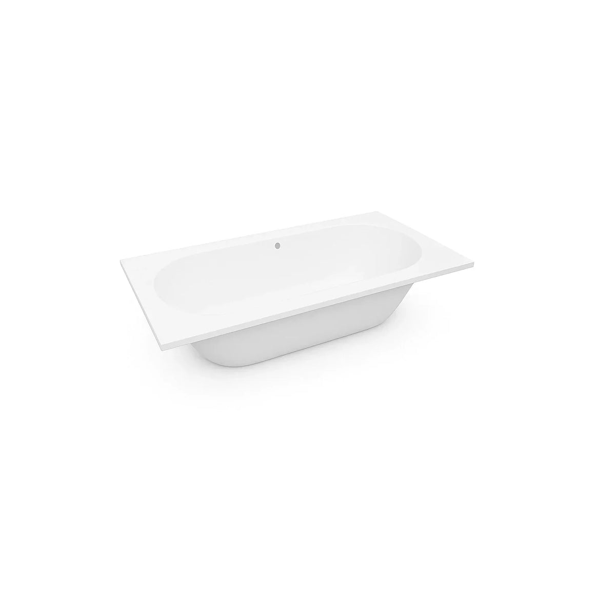 DutchLine Drop RD - Inbouw Bad - Mat Wit - 1700x750x450