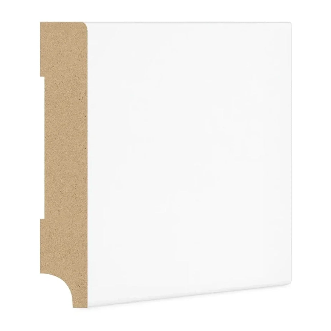 DutchLine Rechte Plint MDF - Wit - 90x15mm per 5