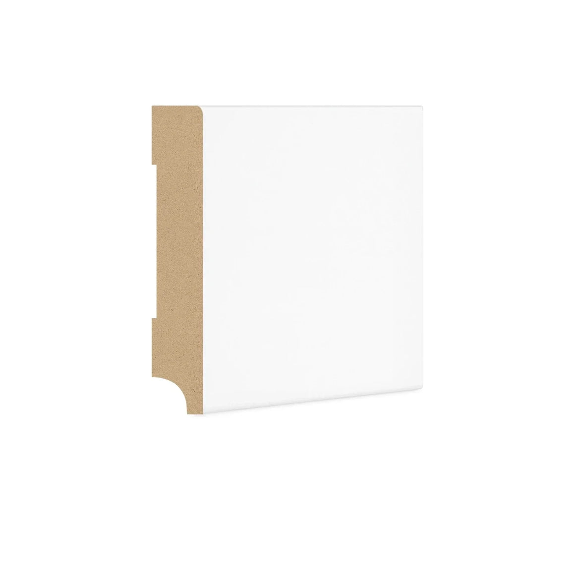 DutchLine Rechte Plint MDF - Wit - 90x15mm per 5