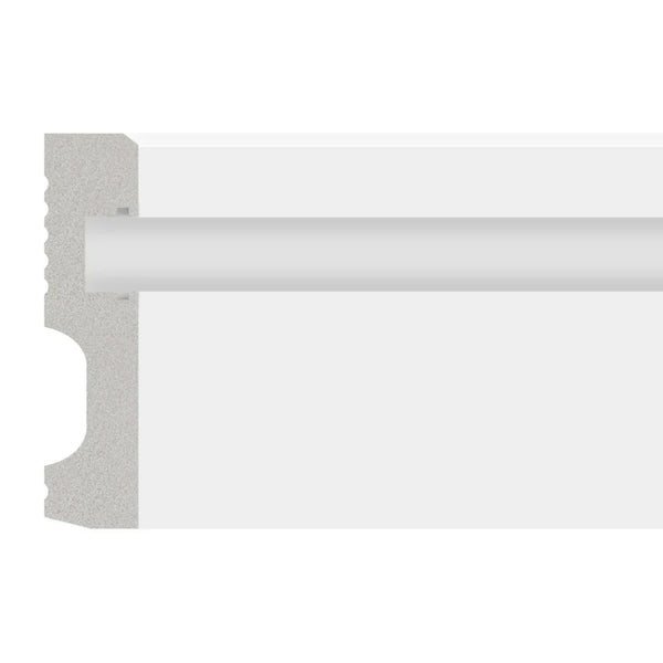 DutchLine Rechte Plint Voor Ledstrip - per 3