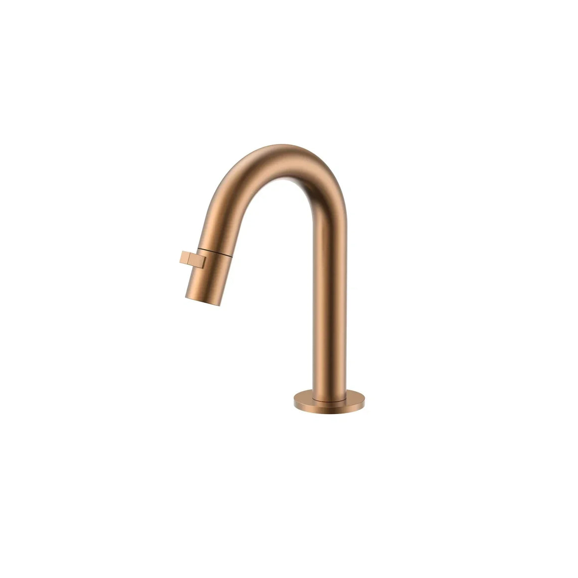 DutchLine Round Fonteinkraan 189mm – Geborsteld koper
