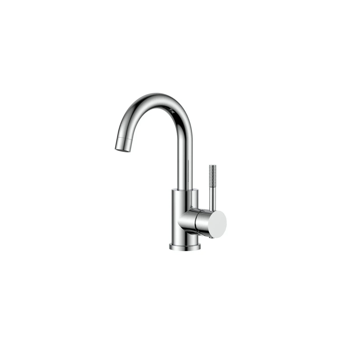 DutchLine Round S-Grip Wastafelkraan – Chroom
