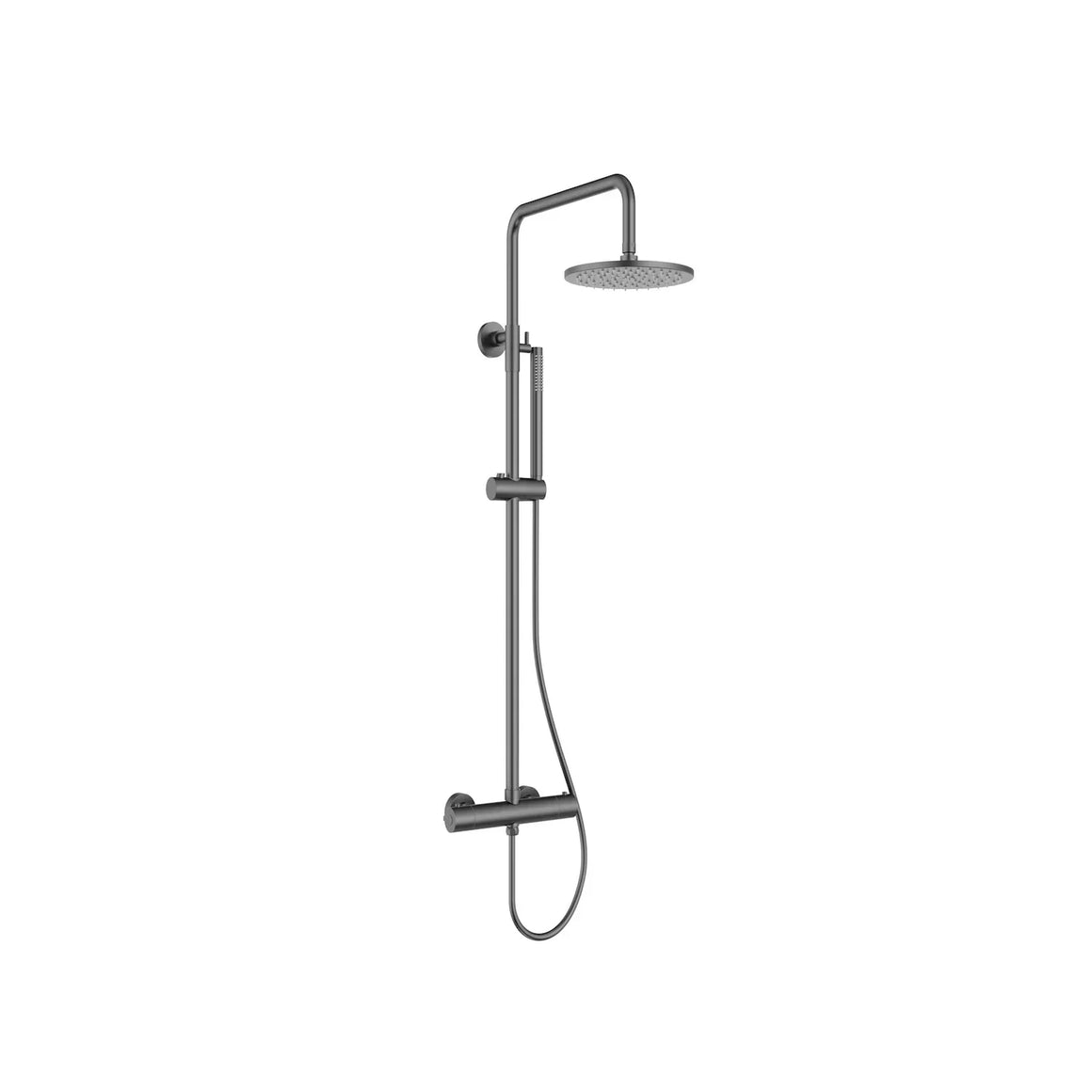 DutchLine Thermostatische Doucheset Grip-250 - Gunmetal